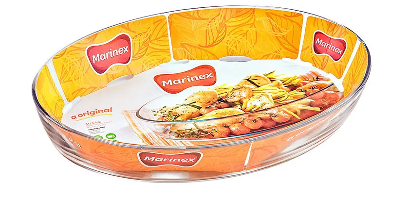 Travessa Assadeira Marinex Oval Grande 4l